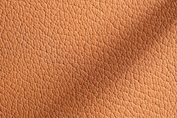 Texture of natural leather as background, top view