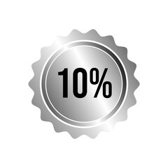 10% offer discount vector illustration