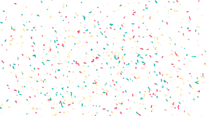 Festive confetti shower creating a cheerful celebration background