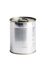A metal can, white background --ar 2:3