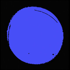 Blue Colour Doodle Background with Edges