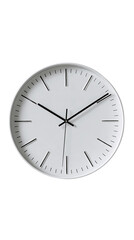 A wall clock, white background --ar 9:16