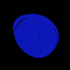 Blue Colour Doodle Background with Edges