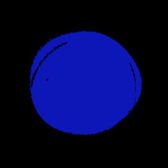 Blue Colour Doodle Background with Edges