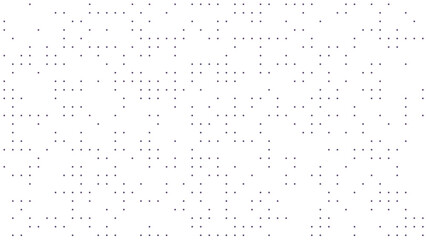 Abstract pattern of small dots on a white background