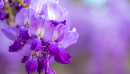 Purple Wisteria Close-up/Floral Photography