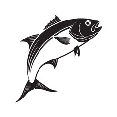 Fish Silhouette Vector Illustration