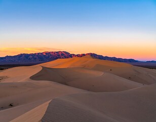 Fototapeta premium Desert Dunes Sunset Vista