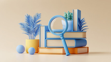 blue chair in the room