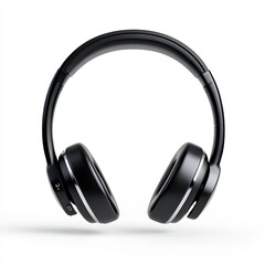 Fototapeta premium Exploring wireless headphones technology showcase product photography minimalist studio close-up view audio innovation