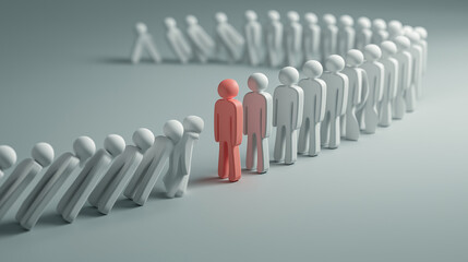 Standing Out in a Leaning Crowd, Resilience Concept
