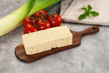 Soya vegan tofu cheese brick