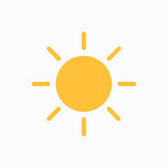 Sunshine logo vector template	