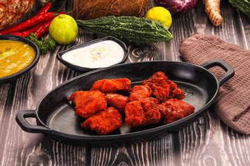 Indian cuisine - hot Fish Tikka