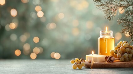 Candlelit gathering cozy home decorative display warm atmosphere close-up celebrating togetherness