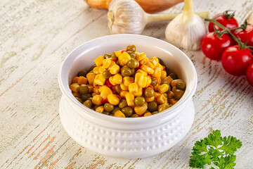 Mexican vegetable mix - corn, pepper and peas