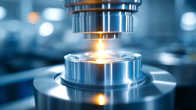 A next-generation EUV lithography system operates in a state-of-the-art cleanroom. The extreme ultraviolet light source enables the production of the most advanced node semiconduct