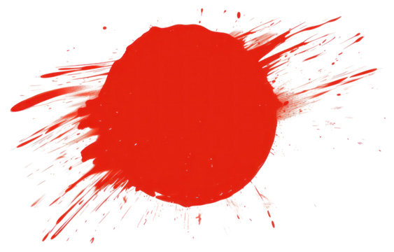 PNG Red circle backgrounds white background splattered.