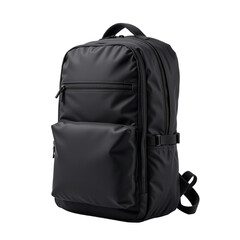 Naklejka premium Sleek Black Backpack for Everyday Use and Casual Outings