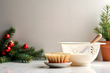 Fototapeta premium Festive Strainer and Noodles