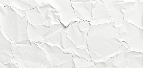 Fototapeta premium Layered off-white textured paper, wrinkled surface, artistic background, stationery, craft
