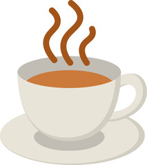 Teacup With Steam Flat Icon