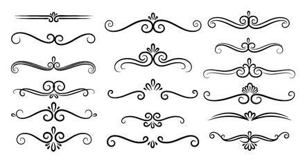 Ornamental flourish divider frame decor vector graphic design illustration art border flourish decorative floral vintage element ornate