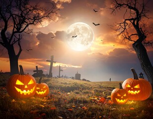 halloween　Background 　Pumpkin