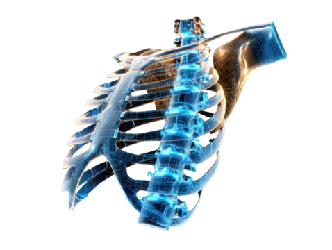 x ray of a human skeleton