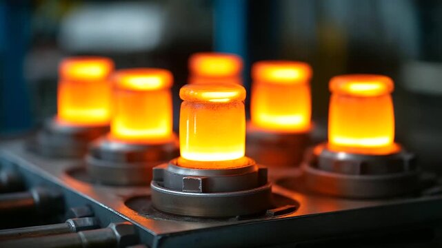 An advanced annealing oven precisely controls the cooling of glass products. The process relieves internal stresses, ensuring optimal mechanical properties and durability, a critic