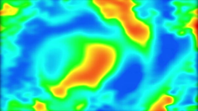 Heat map noise thermal motion