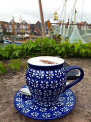 Coffee Cup by the Harbor