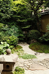 Zen garden in Japan