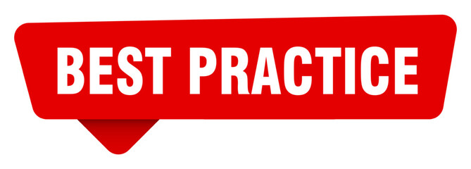 best practice red sticker isolated on transpatent background. best practice sign
