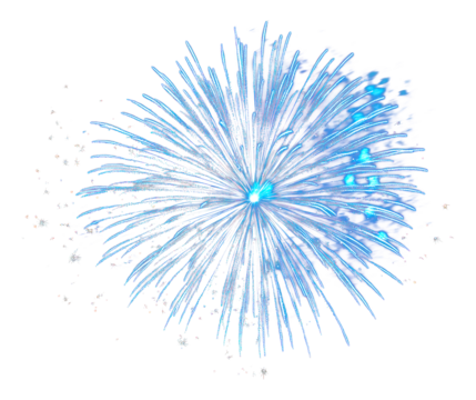 PNG Blue firework fireworks night blue fireworks.