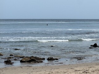 Rocky Shoreline with Gentle Ocean Waves