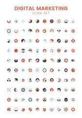 Naklejka premium icon sheet