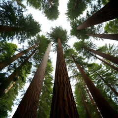 towering redwood trees