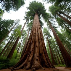 towering redwood trees