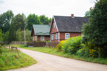 country house in the countryside