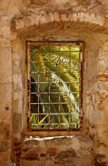 Wish window with padlocks for memories