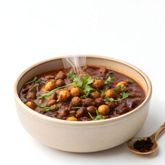 A bold and spicy black chickpeas curry (kala chana), rich in flavor and protein a popular hearty Indian vegetarian dish.