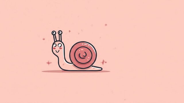 Cartoon snail illustration
