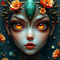 imaginative, fictional, artistic visuals, fantastic and enchanting visuals