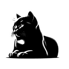 Adorable Cartoon Cat Vector Illustration – Cute Feline Pet Design