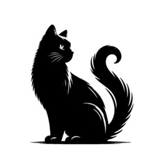 Playful Cartoon Cat Vector Illustration – Cute Feline Pet Design