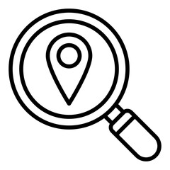 Tracking icon. Package status symbol. Postal service and delivery tracking collection. Line Icon