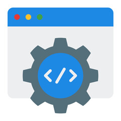 Development icon. Progress symbol. Business project and growth collection. Flat Icon