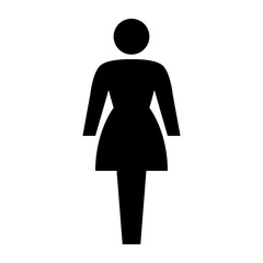 女性のピクトグラム