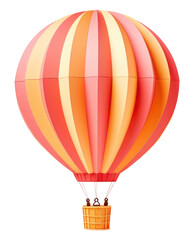 Fototapeta premium PNG Hot air balloon aircraft vehicle transportation.